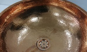Copper Sink – Hand-Hammered Vessel Sink – Sinkology