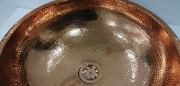 Copper Sink – Hand-Hammered Vessel Sink – Sinkology