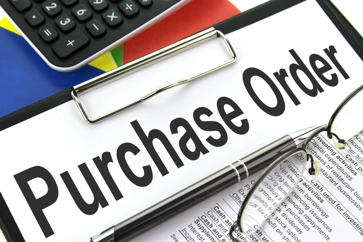 Purchase Order - Clipboard image Purchase auto parts