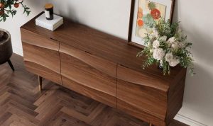 AllModern Jasper Sideboard Testing the Style and Storage of the Walnut Buffet