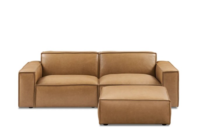 Castlery Jonathan Leather Sofa Testing the Top-Grain Leather Comfort and Durability